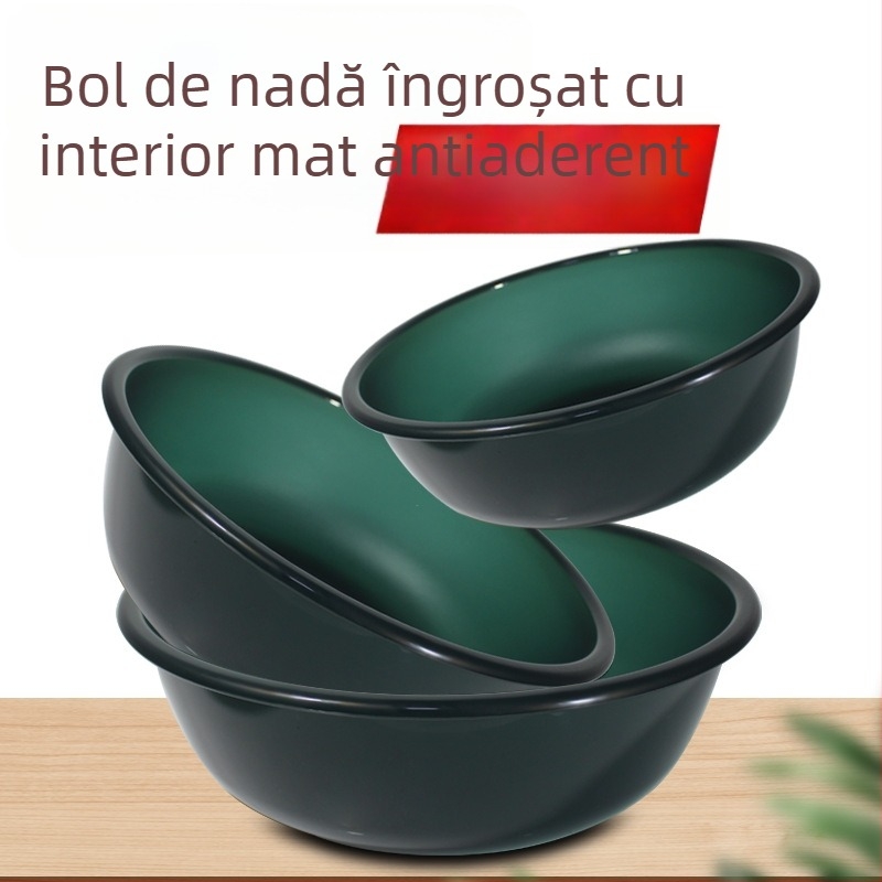 Set de trei tăvi pentru momeală, cu design îngroșat și adânc, tavă antiaderentă pentru distribuția momelii