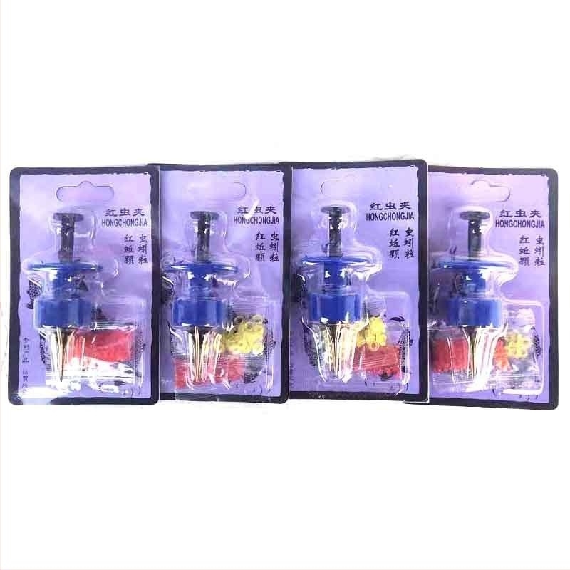 Clip din plastic pentru viermi – dispozitiv de fixare a momelii pentru pescuit