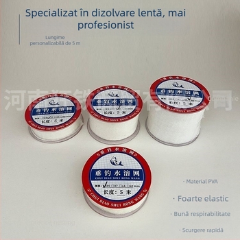 Plasă PVA cu dizolvare lentă, plasă solubilă în apă pentru pescuit, material pentru cuib de momeală pentru rezervoar și pescuit sălbatic