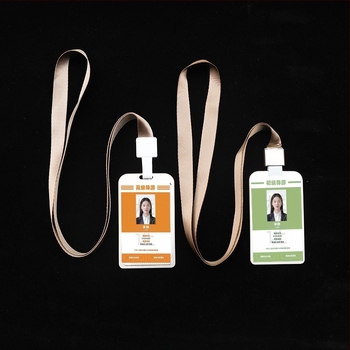 Husă pentru card cu lanyard pentru cardul electronic al ghidului de turism – Material PP, Stil modern minimalist, Card de lucru