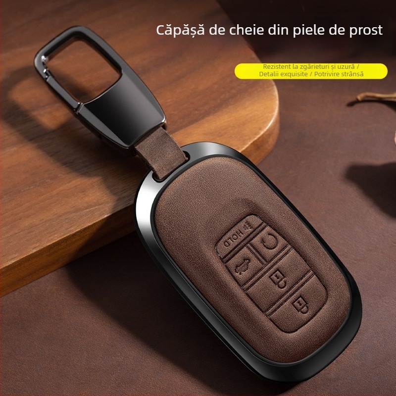 Husă pentru cheia Honda pentru Civic, Accord, CR-V, HR-V, XR-V, UR-V — aliaj de zinc, stil de afaceri, personalizabil