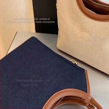 Geantă de damă PU bucket, moale, căptușeală nylon, închidere magnetică, buzunar intern cu fermoar