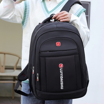 Rucsac laptop pentru bărbați, capacitate 36–55L, material Oxford, curele cu pernă de aer, model monocrom