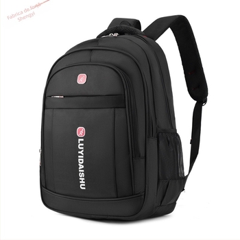 Rucsac laptop pentru bărbați, capacitate 36–55L, material Oxford, curele cu pernă de aer, model monocrom