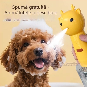 Instrument de spumare pentru baie pentru animale de companie – Plastic, temă cerb, destinat câinilor, 100 buc. într-o cutie