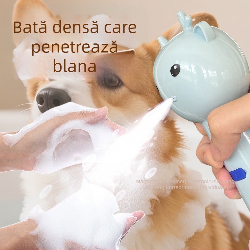Instrument de spumare pentru baie pentru animale de companie – Plastic, temă cerb, destinat câinilor, 100 buc. într-o cutie