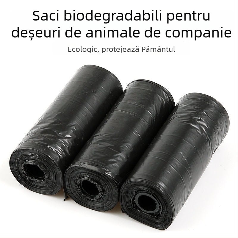 Pungi de unică folosință pentru deșeuri de câini, pungi pentru fecale și lopată pentru fecale