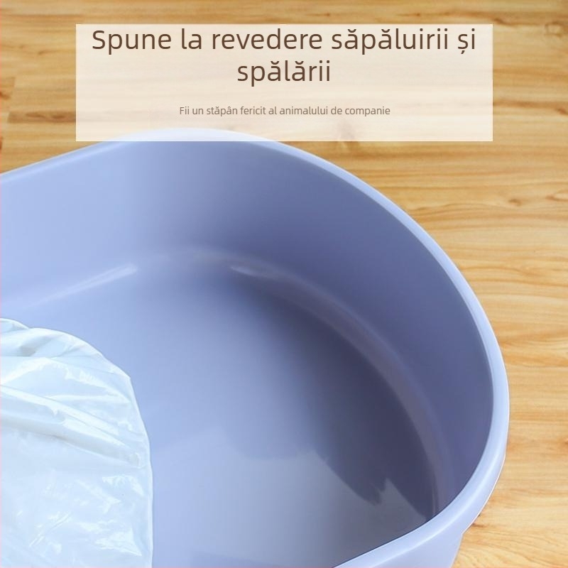 Snow Mountain Star pungile de unică folosință pentru nisipul pisicii - plastic PE îngroșat, design portabil pentru litieră