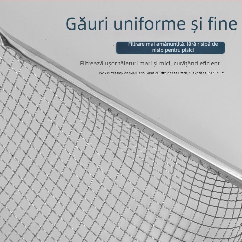 Lopată din plastic pentru nisip de pisică, pentru toaletă, producție locală