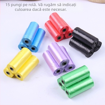 Sac de înlocuire pentru mini curățare a fecalelor la animale de companie (dispozitiv de colectare) – PVC, pentru pisici și câini
