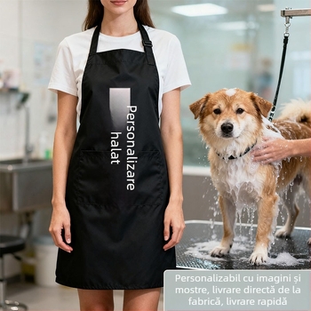 Paitel șorț fără mâneci, impermeabil pentru îngrijire animale de companie
