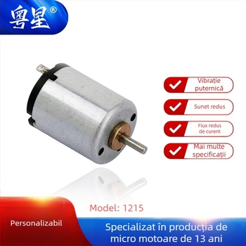 Motor DC cu perii mic pentru aparate de ras, storcătoare de suc și jucării — ISO certificat, tensiune <36V