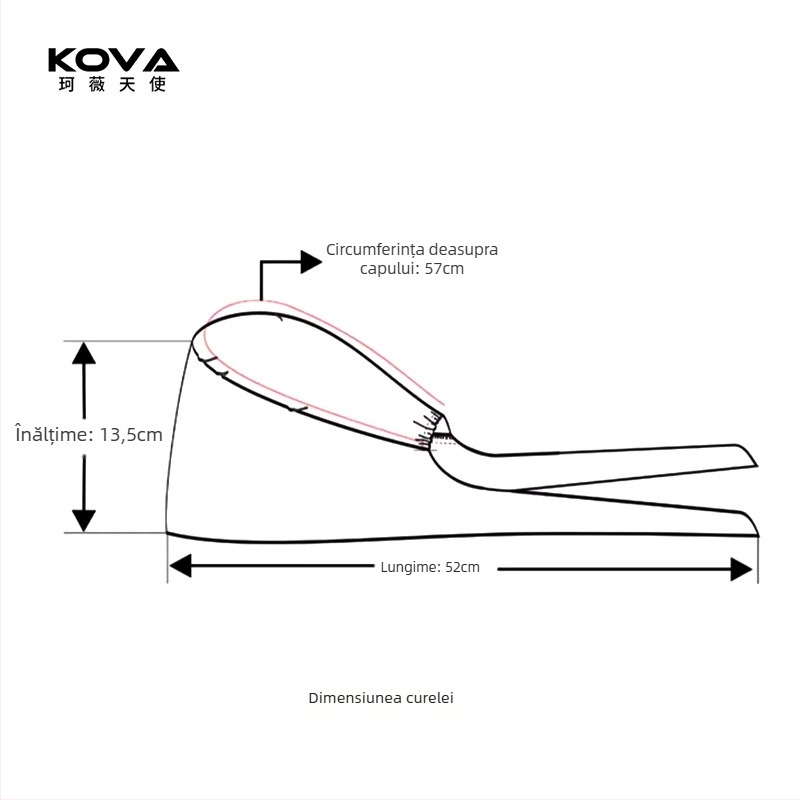 Bonetă operatorie unisex, din bumbac, vârf plat, imprimare cu posibilitatea logo-ului