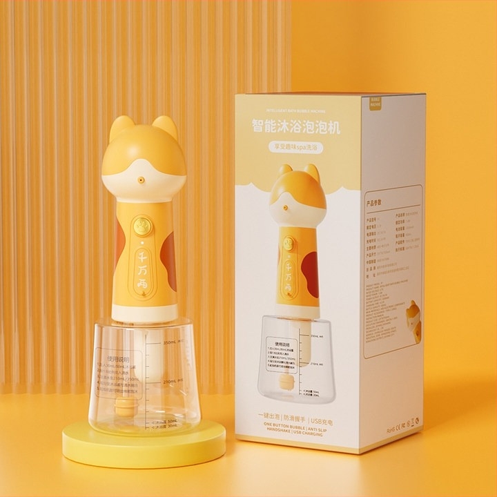 Mașină electrică de spumare pentru baie pentru animale de companie (pisici și câini), dispozitiv de spumare pentru duș, marcă Independent