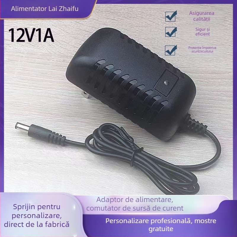 Adaptor de alimentare DC cu mai multe ieșiri Lai Zhe Fu pentru bandă LED, ieșiri: 12V1A, 12V2A, 5V3A, 6V2A, 9V2A, 15-24V