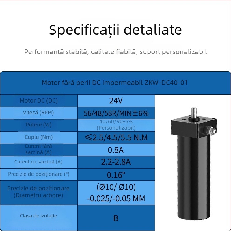 Propulsor submersibil impermeabil de 120W, mini canion de apă pentru stingerea incendiilor, motor DC brushless cu protecție la explozie