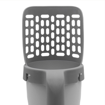 Set lopată nisip pisică cu coș de gunoi detașabil, design două-in-unul, material PP, compatibil universal, brand SORADD