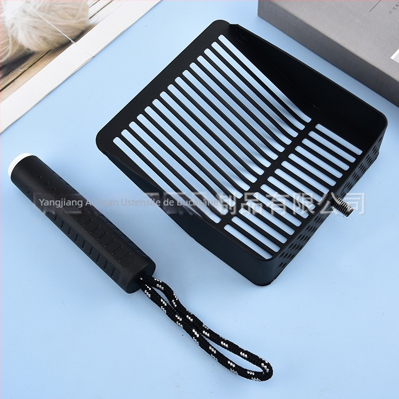 Lopată pentru nisip de pisică, oțel inoxidabil 410, finisaj cu spray, ambalaj neutru