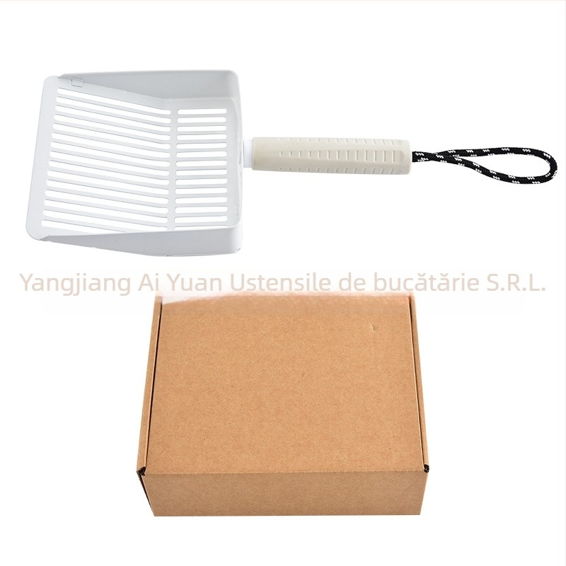 Lopată pentru nisip de pisică, oțel inoxidabil 410, finisaj cu spray, ambalaj neutru