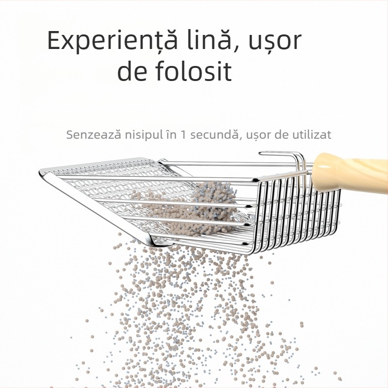 Lopată pentru nisip de pisică – metalică, pentru pisici, Jin Ha, neimportată