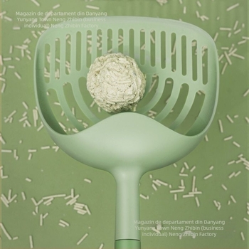 Lingură pentru nisip de pisică cu mâner lung — plastic, etichetă privată