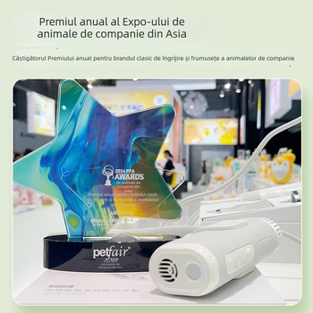 Uscător inteligent pentru animale de companie, cu design de purtare la nivelul gâtului – Multifuncțional pentru câini