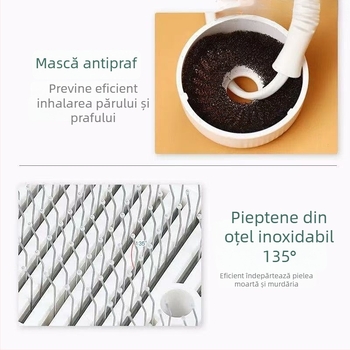 Uscător pentru animale all-in-one cu pieptene încorporat – uscare rapidă pentru câini și pisici, 2000W+, ≤36V, utilizare universală