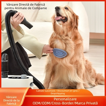 Uscător de păr pentru animale de companie, motor DC puternic, protecție la supraincălzire, 220V, peste 2000W, model PKWCSJ