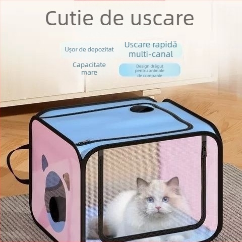 Uscător pliabil pentru pisici, 110V, până la 1000W