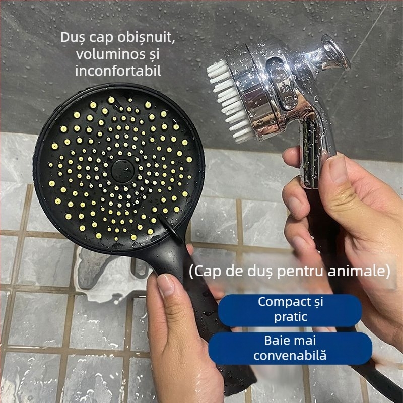 Duză de baie pentru câini — Material PVC, Îngrijire blănii, Aerator booster, Brand: Default item