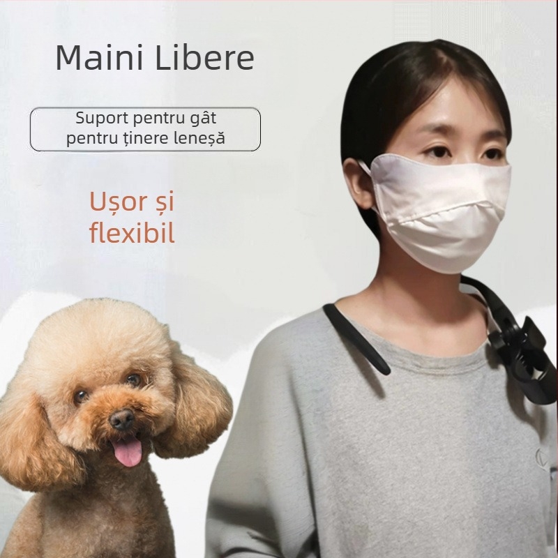 Suport pentru uscător de păr pentru animale — tip macara, compatibilitate universală, 2000W+, ≤36V