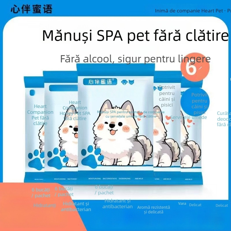 Mănuși de curățare pentru animale de companie – de unică folosință, țesătură nețesută, 20 bucăți, pentru câini, brand: Sweet words from the heart