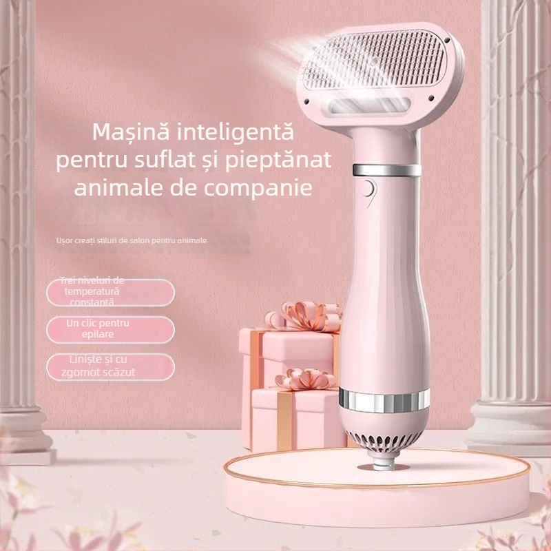 Uscător pentru animale de companie – all-in-one pentru baie și uscare rapidă, motor DC, 2000W+, element de încălzire în spirala, protecție la supraincălzire, tensiune ≤36V