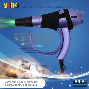 Uscător de păr pentru animale, tip Boom, model S999, 2000W+, 220V