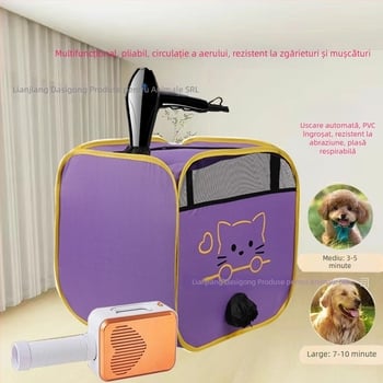 Cutie de uscare pentru animale de companie pentru pisici și câini — Capacitate mare, uscare rapidă, 2000W+, 220V, fir de încălzire în spirală, motor AC