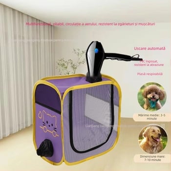 Cutie de uscare pentru animale de companie pentru pisici și câini — Capacitate mare, uscare rapidă, 2000W+, 220V, fir de încălzire în spirală, motor AC
