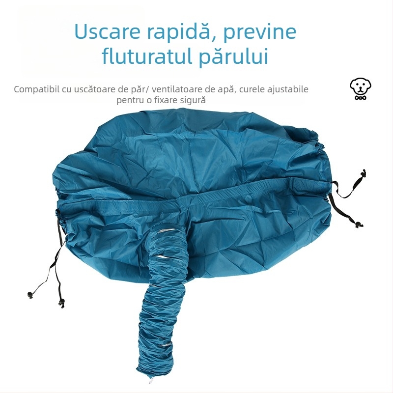 Sac de uscare pentru animale de companie cu suflare de aer – pentru câini și pisici, modelul 001, protecție împotriva supraîncălzirii, putere sub 1000W, utilizare generală