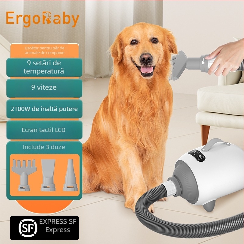Uscător de păr pentru animale de companie, pentru pisici și câini, utilizare casnică, modelul 985, 220V, sub 1000W