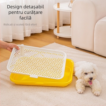 Toaletă canină cu bază pentru prevenirea călcării pe fecale, urinal canin pentru câini mici, gardă pentru câini (Material: PP; Importat: Nu; Fără marcă privată)