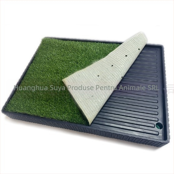 Saoya toaletă pentru câini din PP cu gazon artificial – respirabilă, ușor de curățat; Marcă: Saoya; Material: PP; Importat: Nu; Cadou: Nu