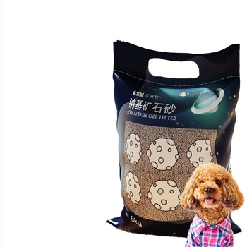 Guozhou mu Nisip pentru pisici și câini – praf redus, control al mirosurilor, formulă cu aglomerare
