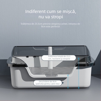 Toaletă pentru câini, material PP, fără marcă, potrivită pentru cadou