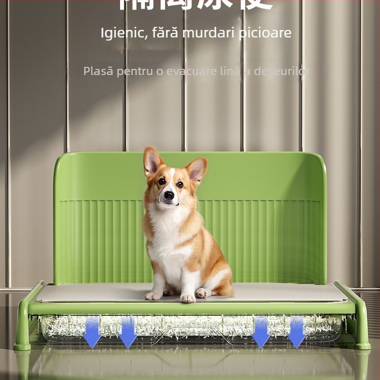 Toaletă pentru câini, tip sertar, cu perete, pentru toate dimensiunile, anti-pășire, bazin de nisip • Brand: Other • Material: Silk flower • Importat: Nu