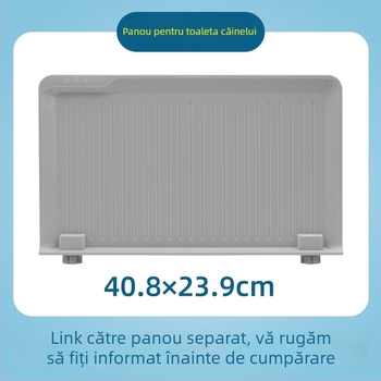 Toaletă pentru câini cu separator, montată pe perete, anti-stropire, din plastic, Brand What a Beautiful