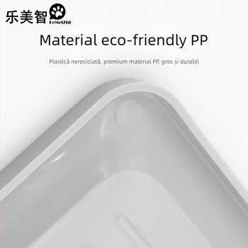 Toaletă pentru câini cu separator, montată pe perete, anti-stropire, din plastic, Brand What a Beautiful