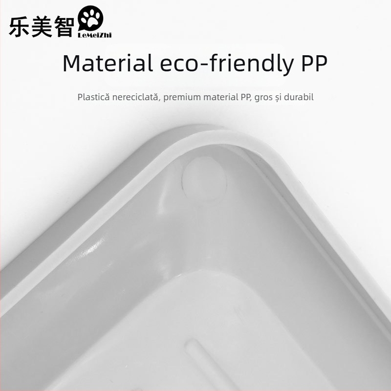 Toaletă pentru câini cu separator, montată pe perete, anti-stropire, din plastic, Brand What a Beautiful