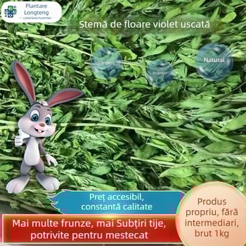 Lucernă uscată pentru iepuri, chinchile și iepuri de Guinea — Longteng Planting, hrană pentru animale de companie, utilizare generală