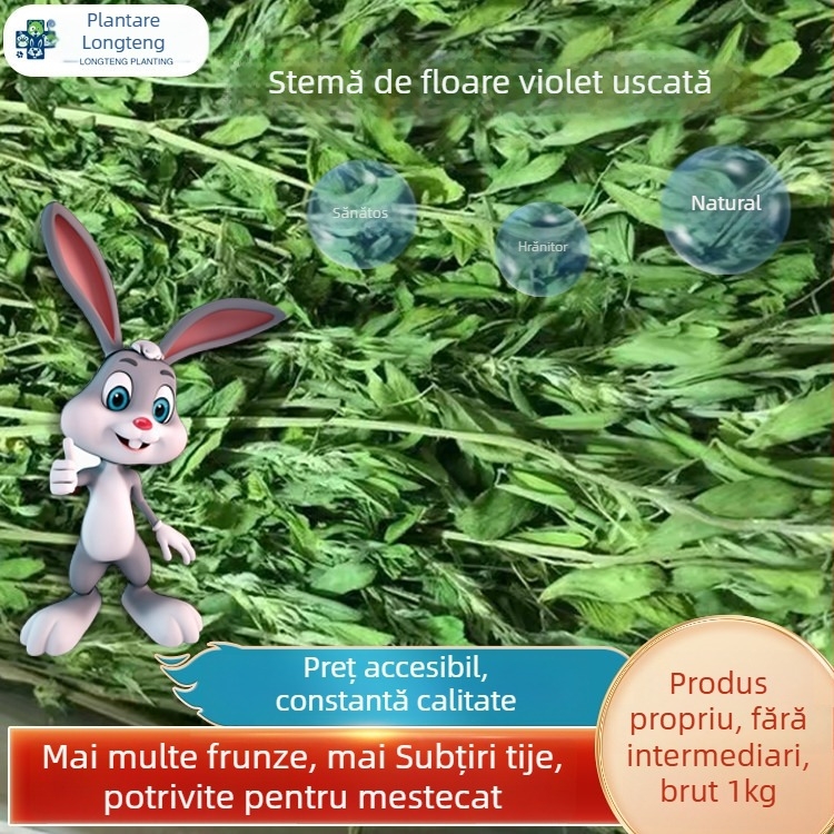 Lucernă uscată pentru iepuri, chinchile și iepuri de Guinea — Longteng Planting, hrană pentru animale de companie, utilizare generală