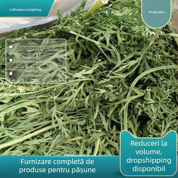 Hrană uscată pentru iepuri și porcușori de Guineea — Longteng Carrot Tassel și Carrot Leaf Hay