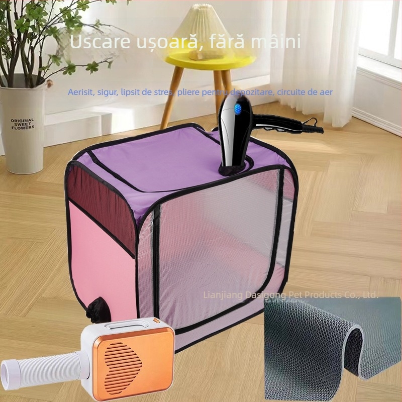 Cutie de uscare pentru animale de companie pentru pisici și câini, 2000W+, 220V, încălzire în spirală, motor AC